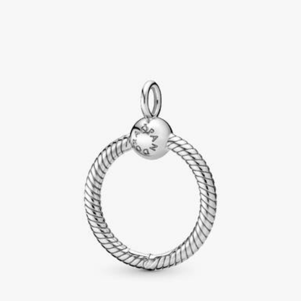 Pandora Moments Small O PendantSterling silver